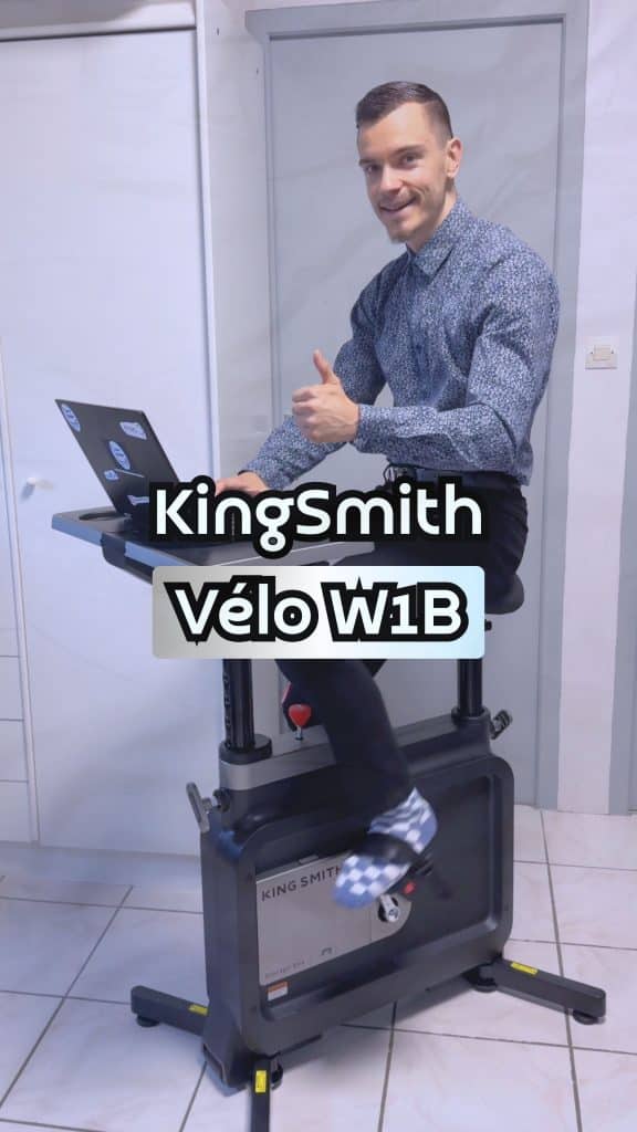 Lire la suite à propos de l’article Vélo d’appartement KingSmith W1B de FR WalkingPad