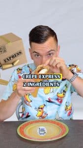 Lire la suite à propos de l’article Crêpe protéinée express 2 ingrédients