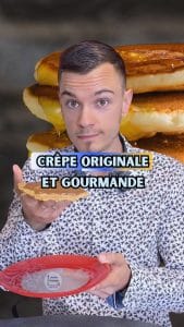 Lire la suite à propos de l’article « Crêpe » original aux flocons d’avoine cachés