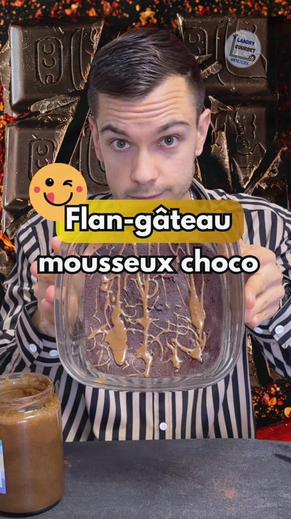 Lire la suite à propos de l’article Flan-gâteau mousseux chocolaté