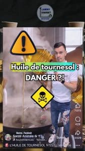 huile de tournesol inflammation