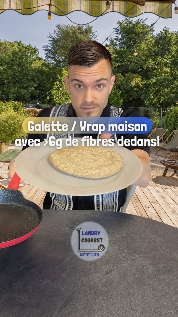 galette végétale maison